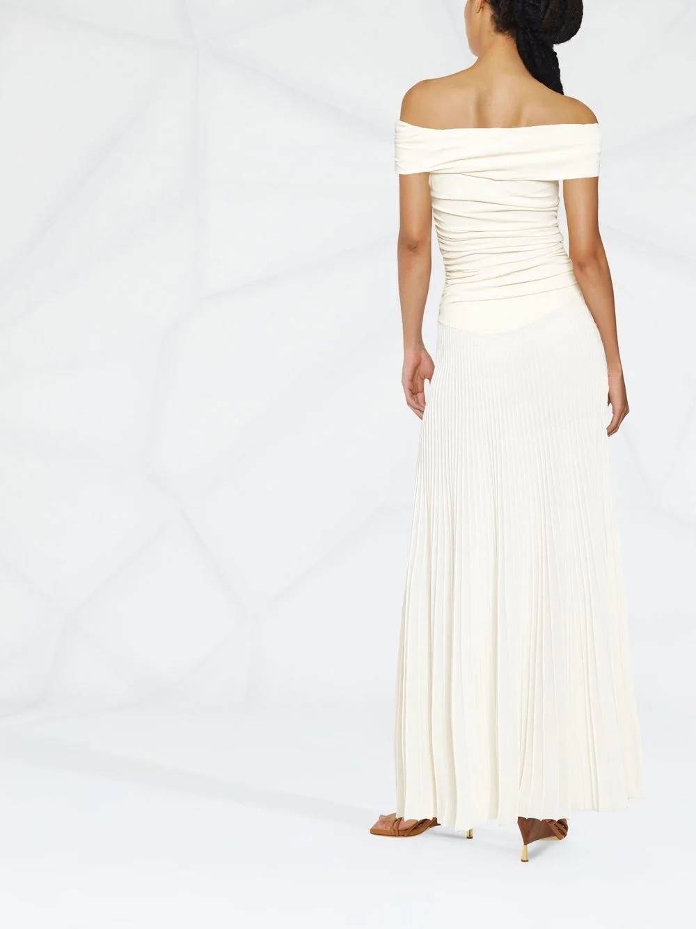 The Marca ruched-bodice dress - 4