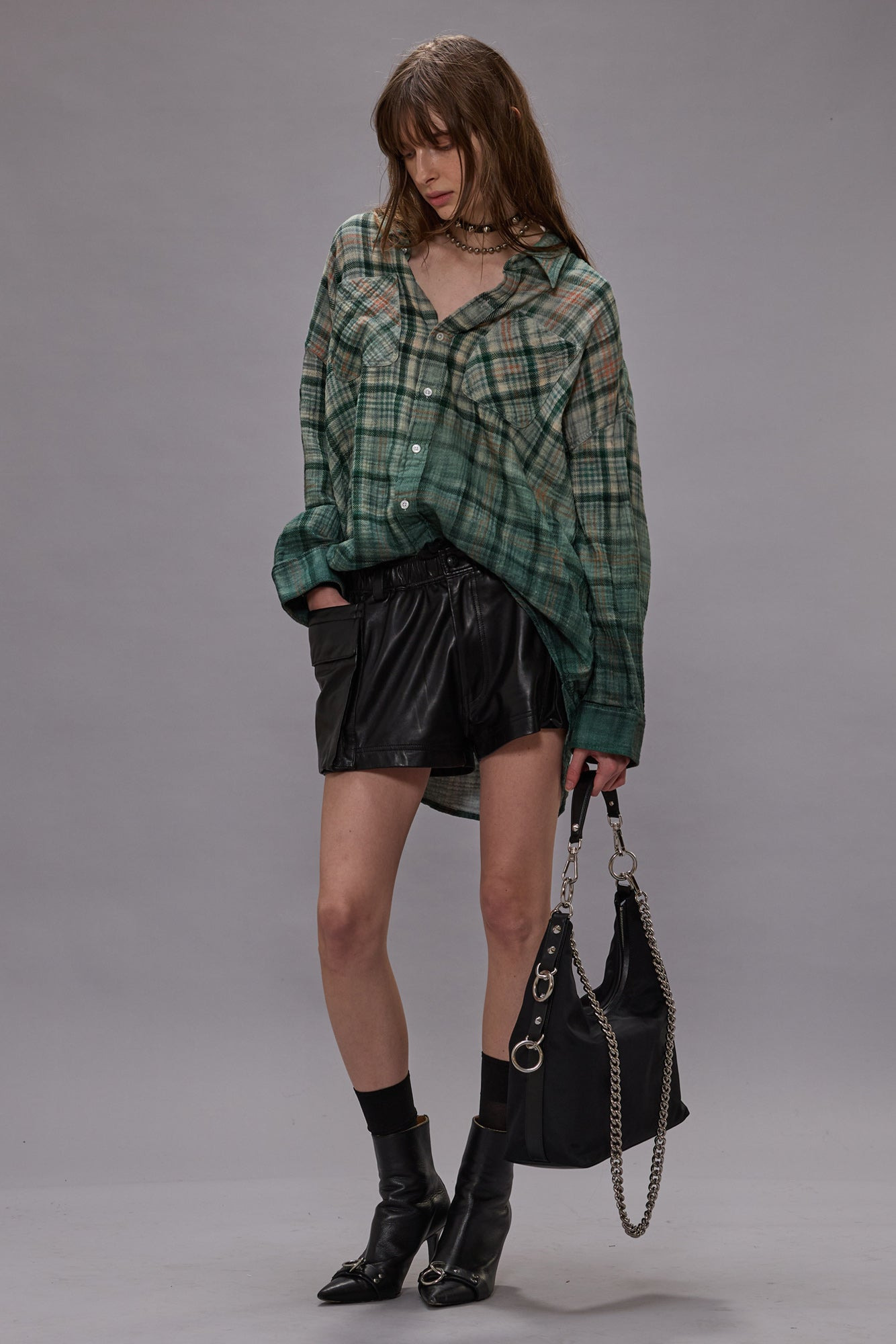 DROP NECK WORKSHIRT - 2