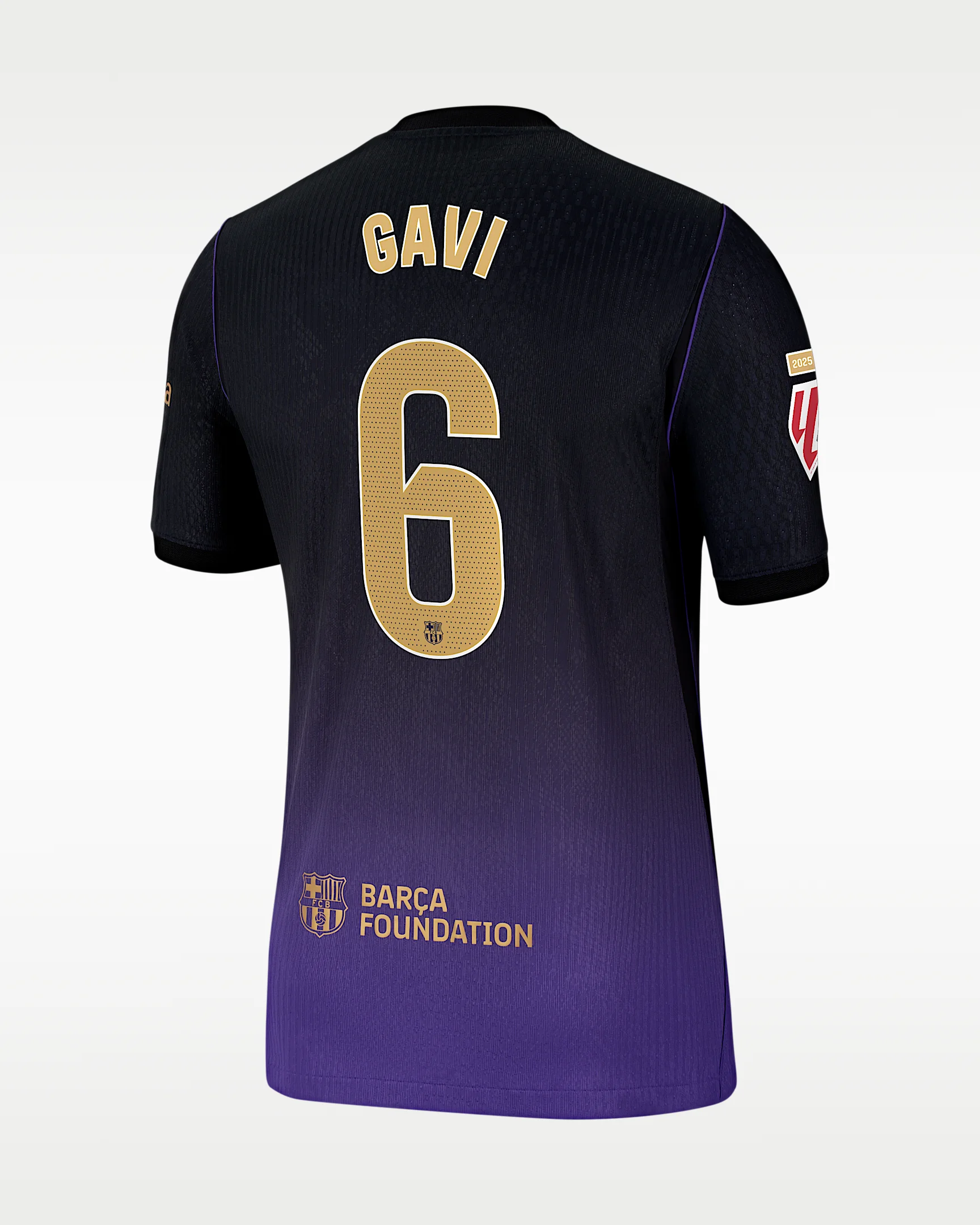 Gavi Barcelona 2026/27 Match Away Kobe Men's Nike Aero-FIT Soccer Jersey - 1
