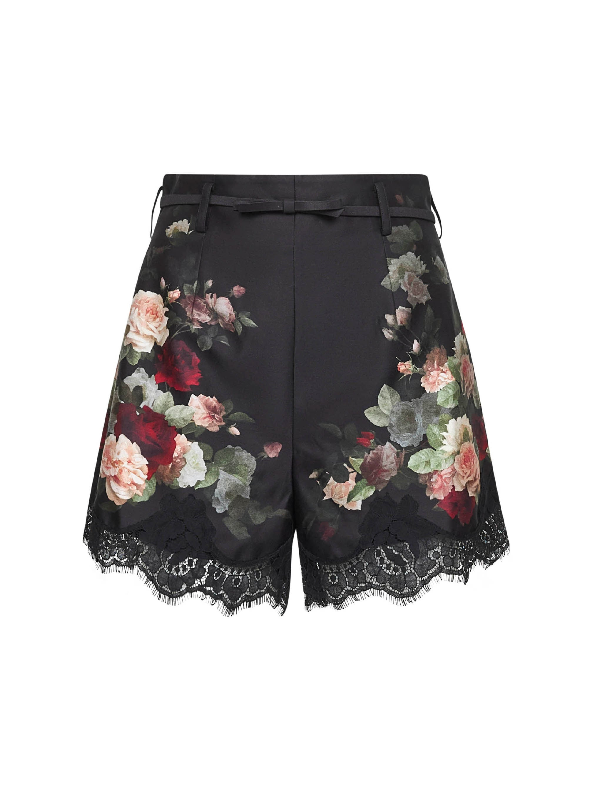 Black Cascade print Hypnotic shorts - 1