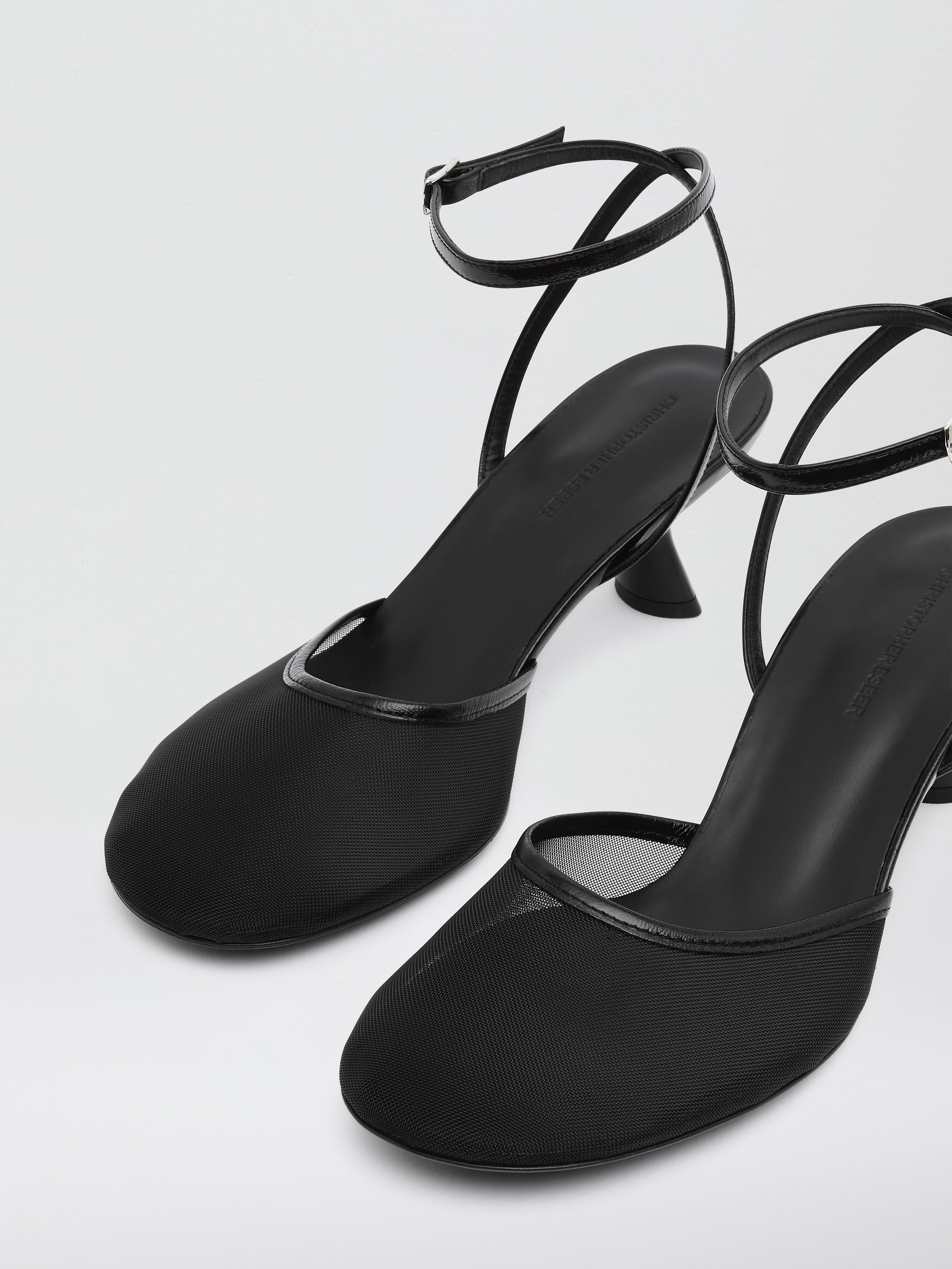 Sheer Mesh Mary Jane Heel - 3