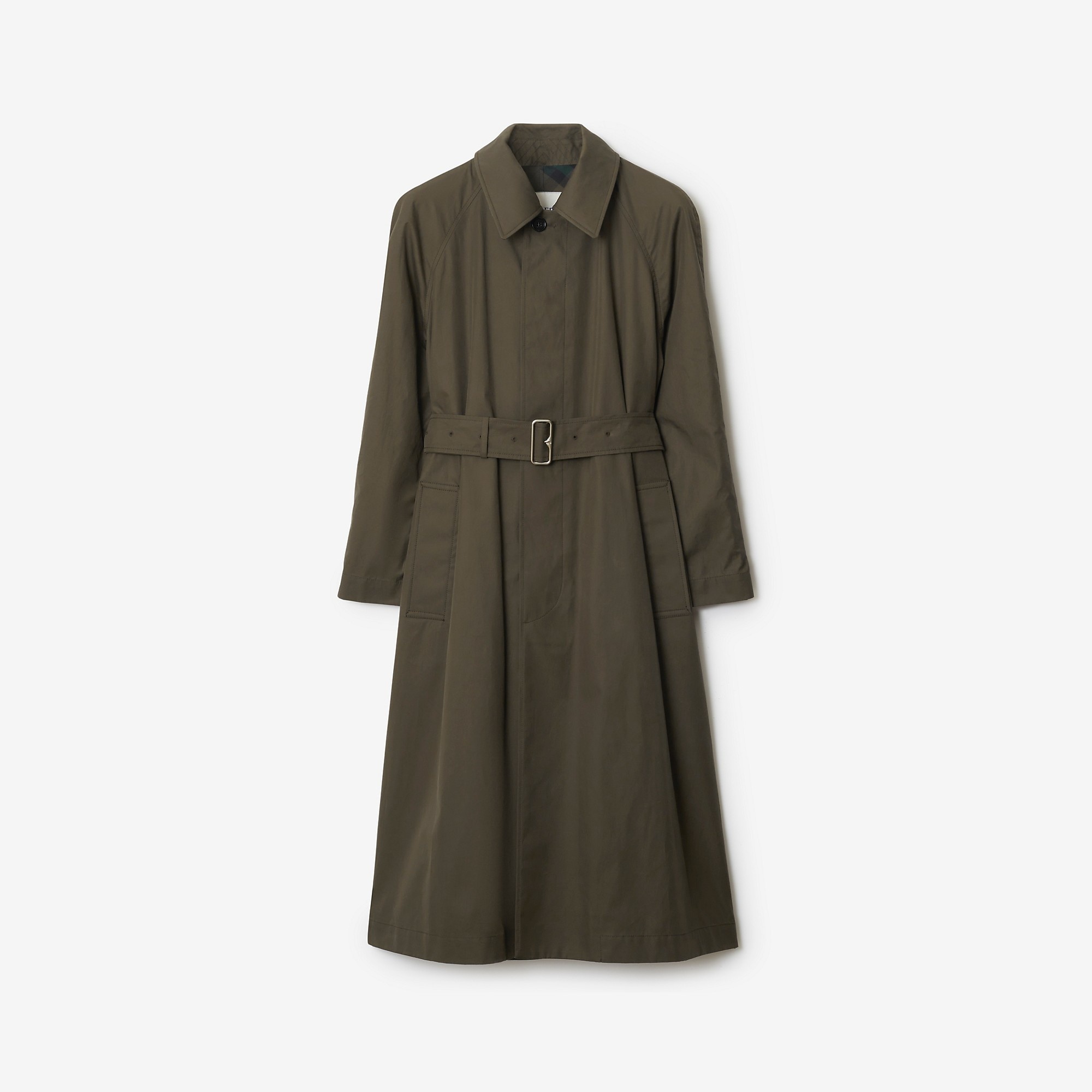 BURBERRY｜COATS (Long Reversible Bradford Car Coat (8077 Burberry Bradford Car Coat Gabardine Long Coat, Brand Size