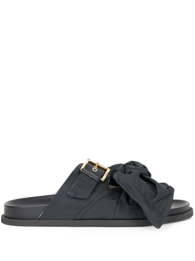 bow-detail sandals 1