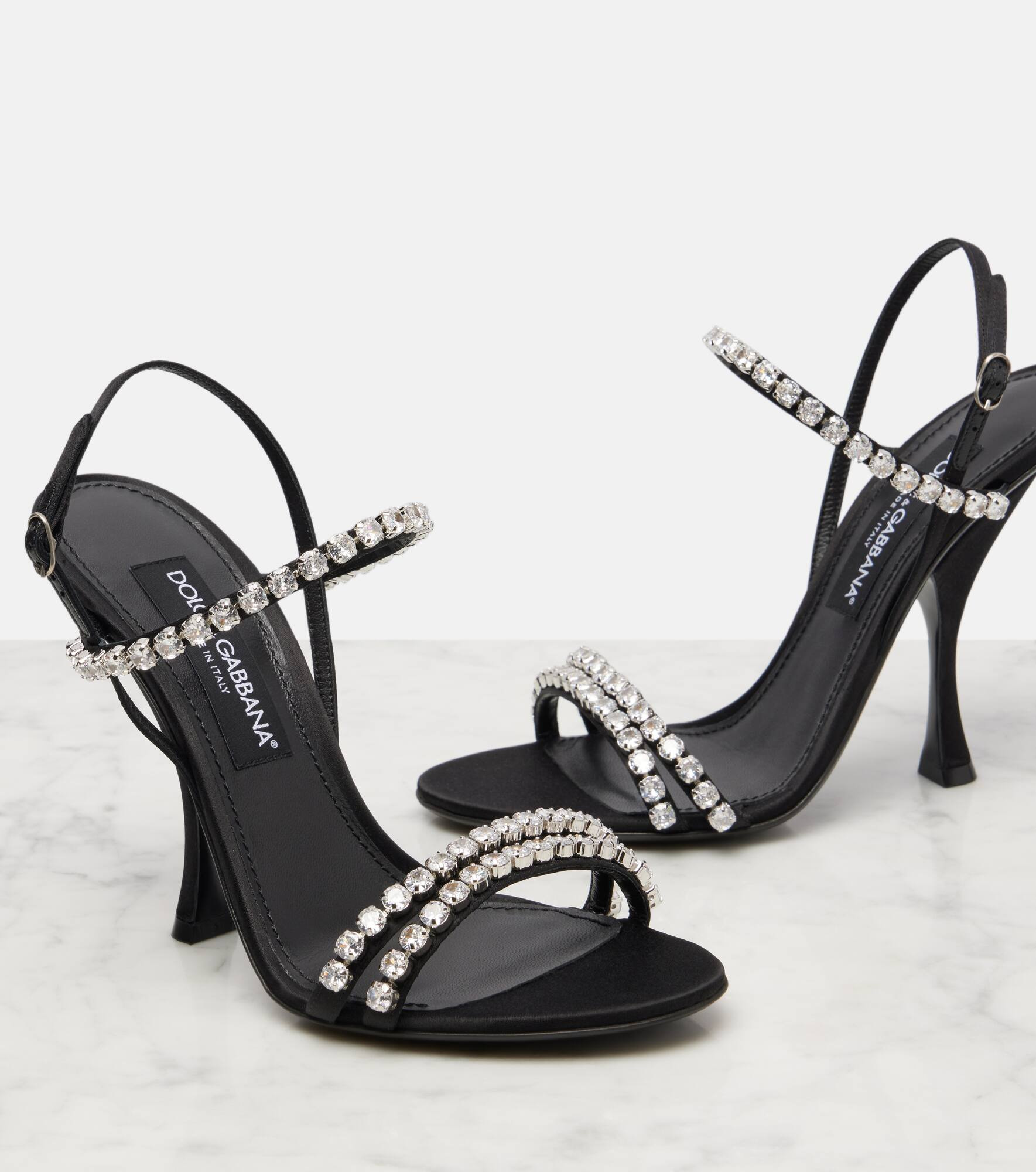 Crystal-embellished sandals - 5