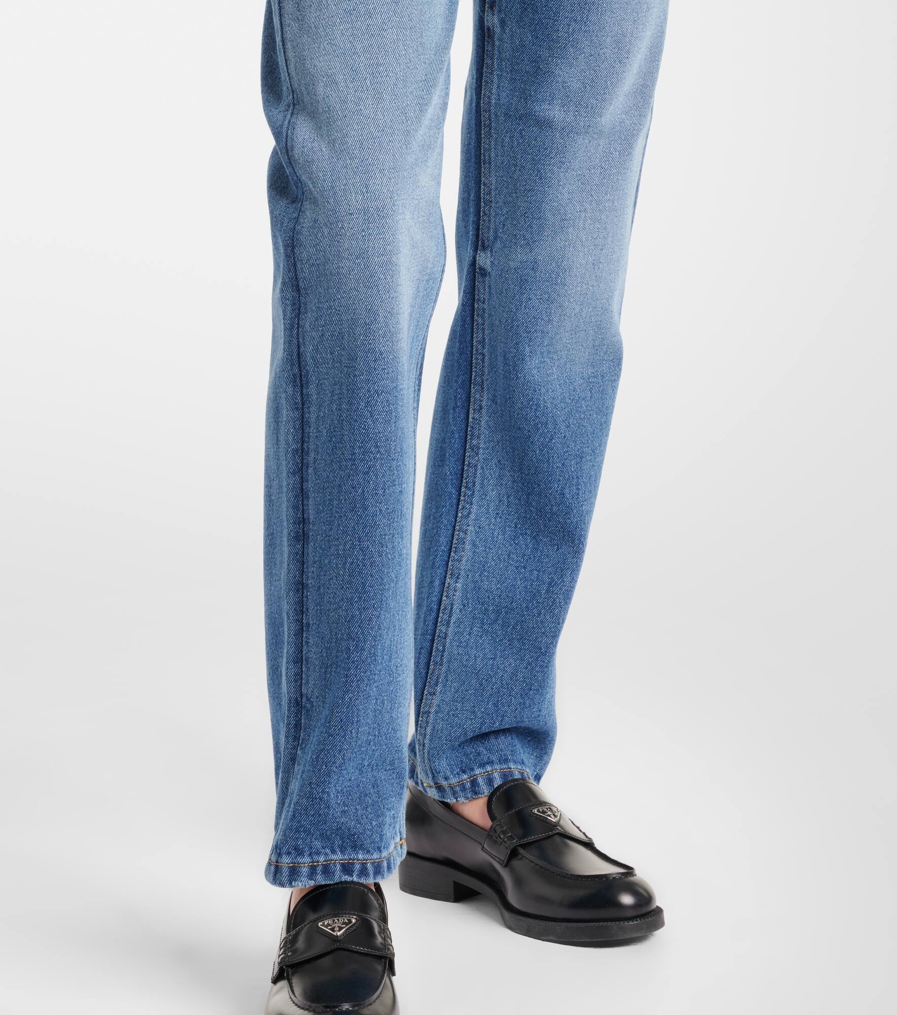 Mid-rise straight jeans - 6