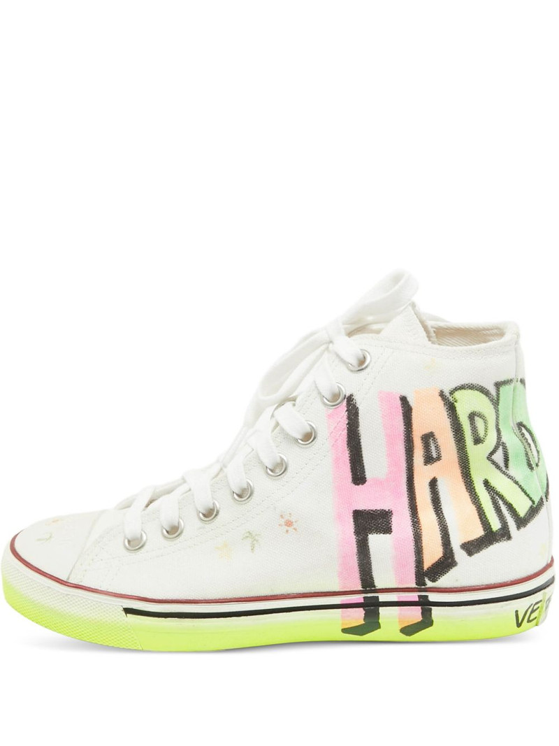 graffiti high-top sneakers 1