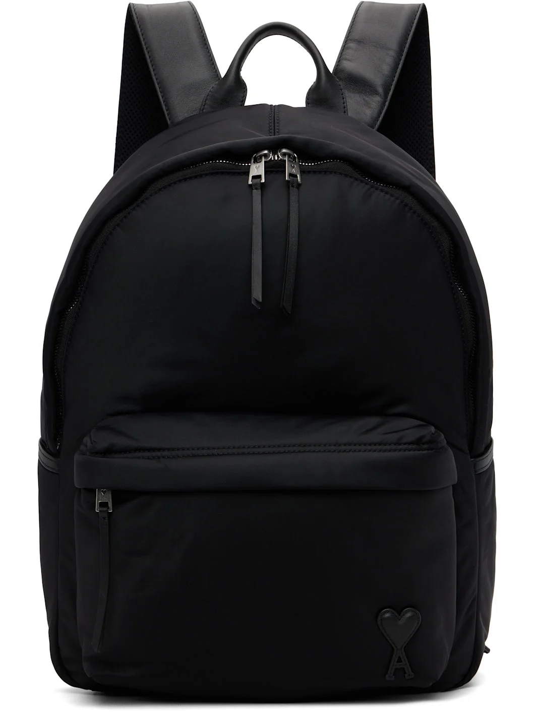 Black Nylon Marcel Backpack - 1