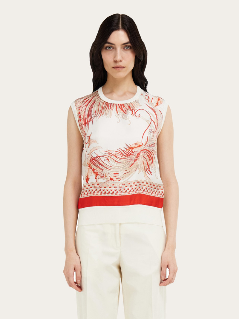 FERRAGAMO Sleeveless sweater outlook