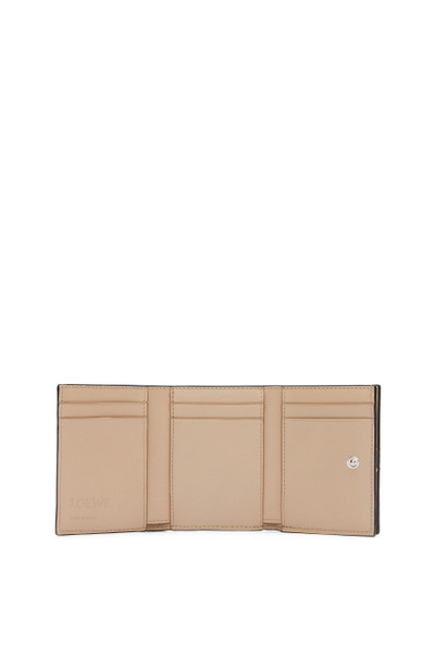 Loewe Anagram trifold wallet in pebble grain calfskin outlook