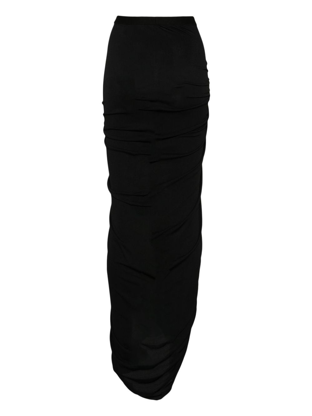 knot-detail crepe skirt - 2