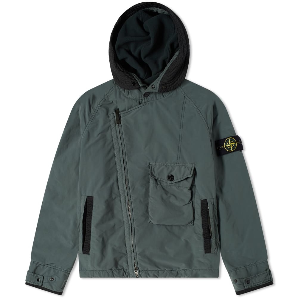 Stone Island David Light-TC Asymmetric Zip Jacket - 1