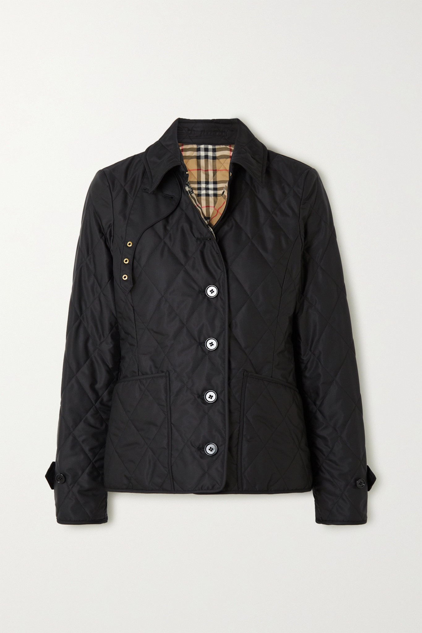Quilted shell jacket - 1