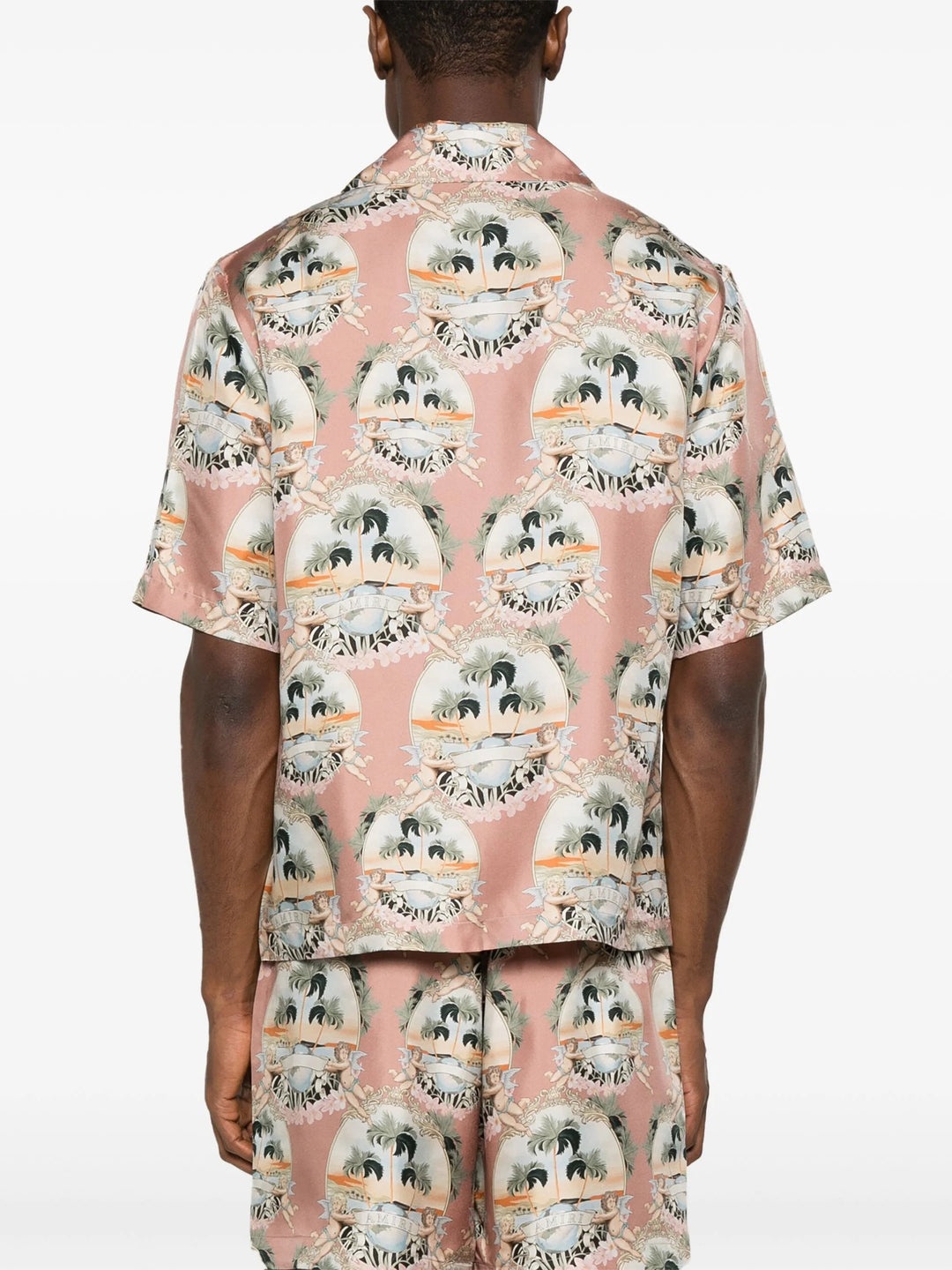 All Over Palm Bowling Shirt - 4