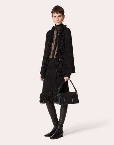 Valentino EMBROIDERED MOHAIR CAPE outlook