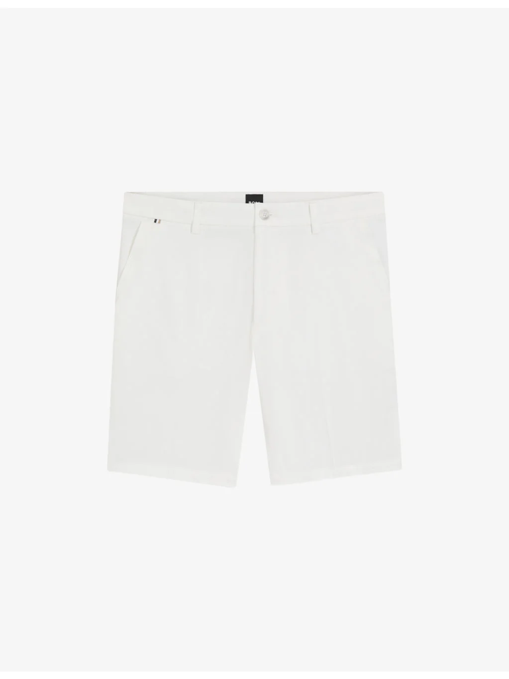 Slim-Leg Modern-Fit Stretch-Cotton Shorts - 1