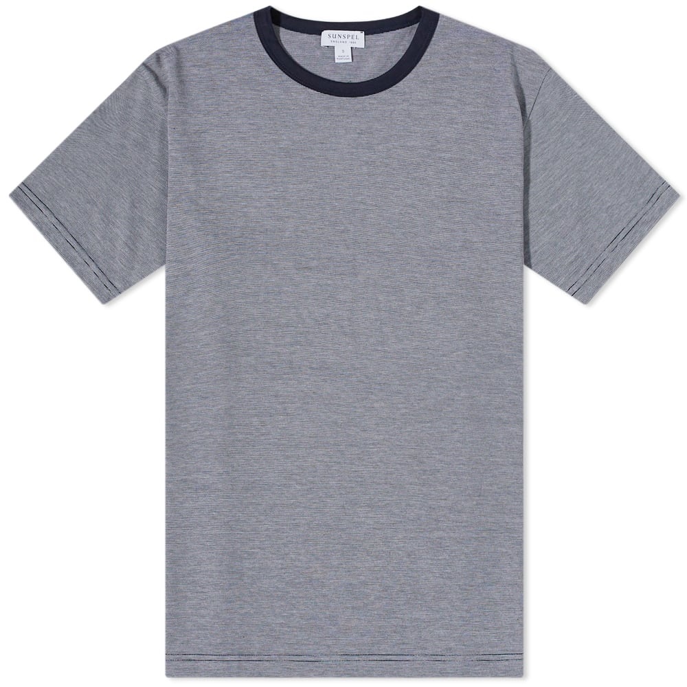 Sunspel Classic English Stripe Tee - 1