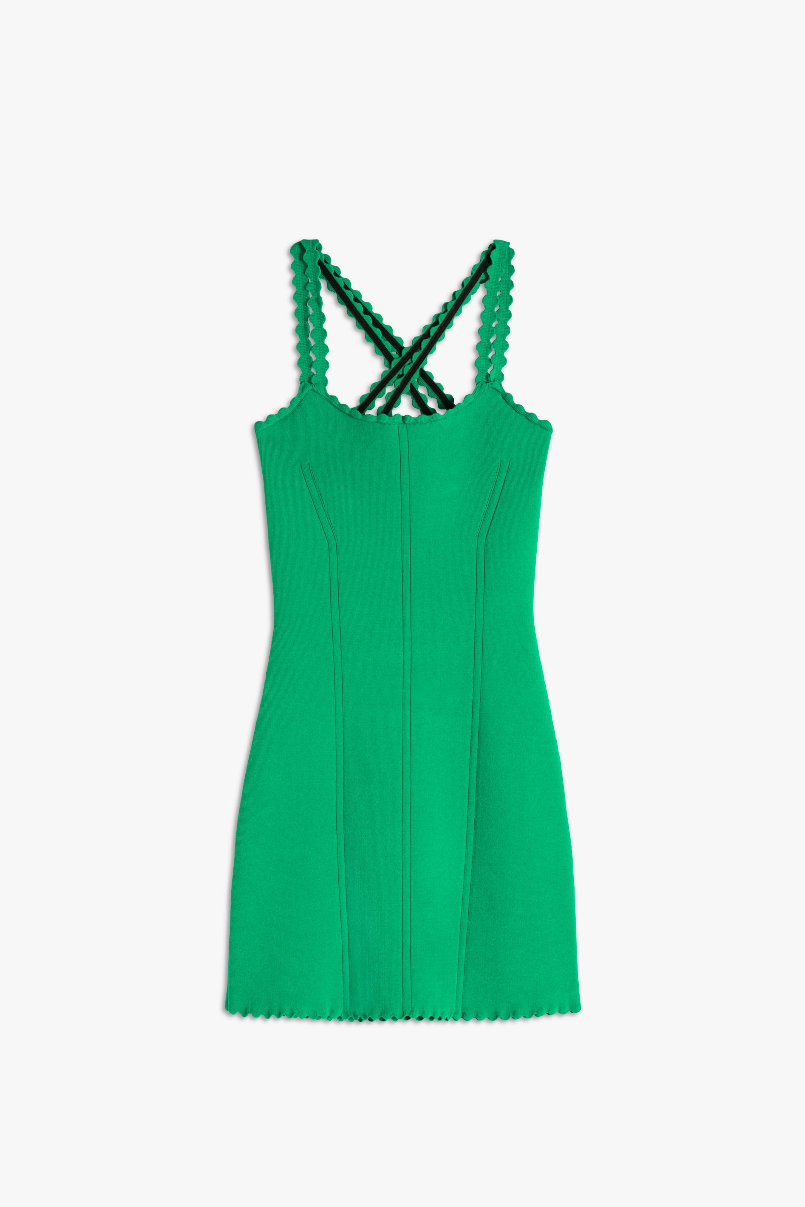 【Victoria Beckham】 VB Body scallopedミディスカート Victoria Beckham VB Body scalloped midi skirt Victoria Beckham