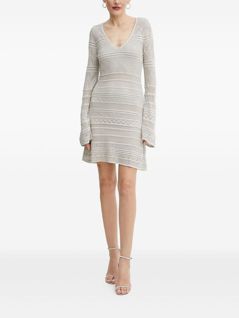 GUESS USA bell-sleeve knitted mini dress outlook