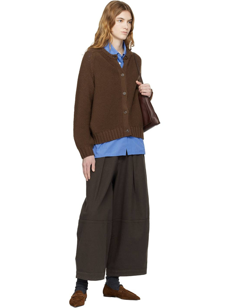 YMC Brown Atomic Cardigan outlook