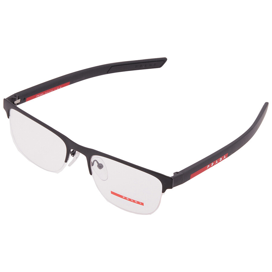 Prada Linea Rossa Demo Pilot Men's Eyeglasses PS 51QV 1BO1O1 55 - 3