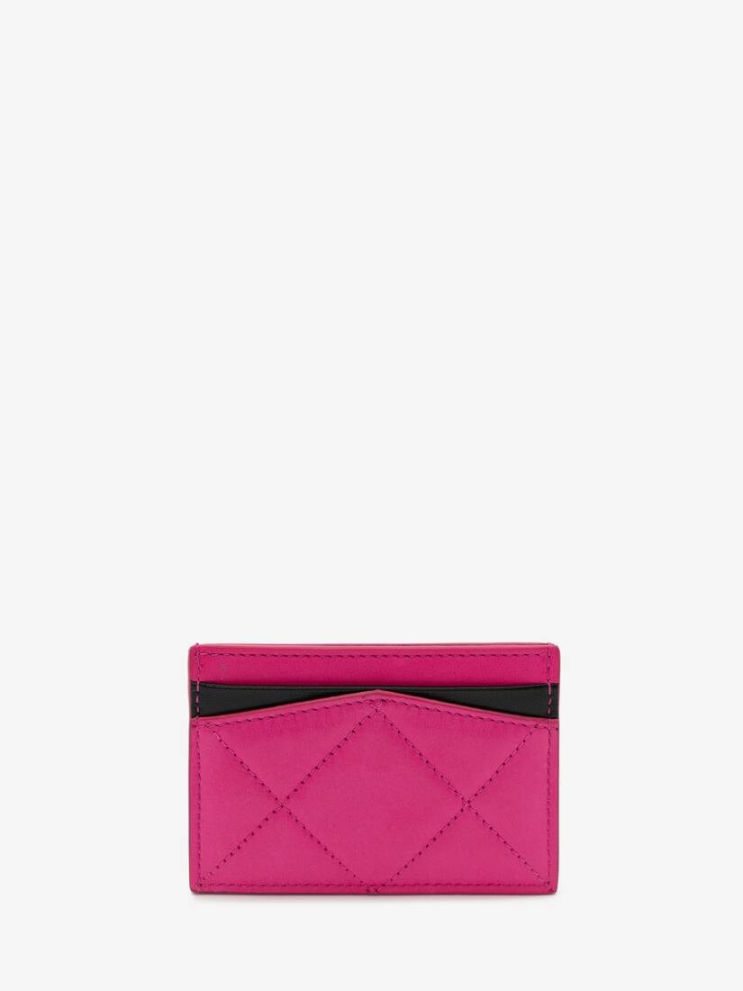 Mcqueen Graffiti Card Holder in Bobby Pink - 3