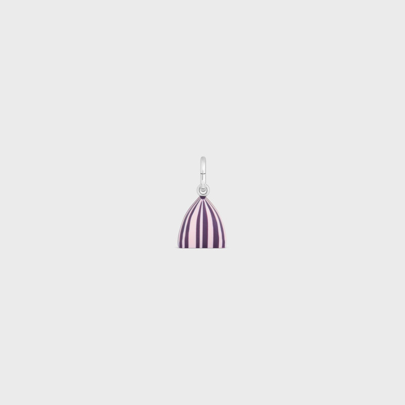 Celine Charms Berlingot in Resin and Brass with Rhodium Finish 4