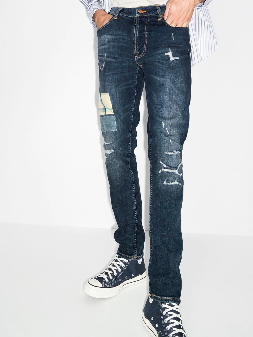 Lean Dean distressed slim-fit jeans - 2