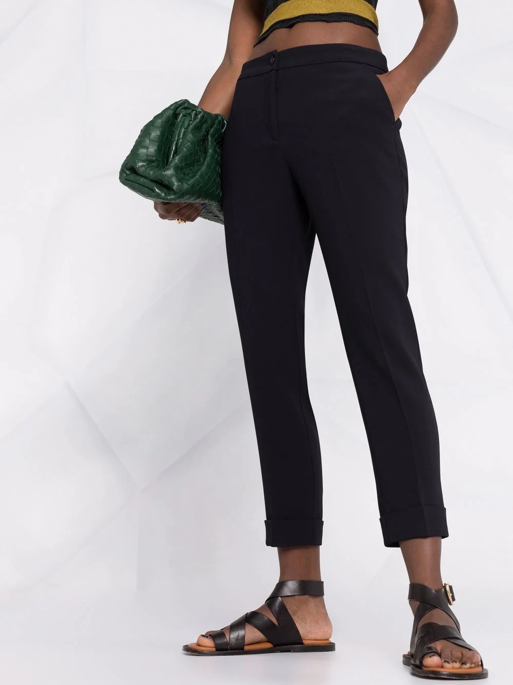 cropped tailored trousers - 5