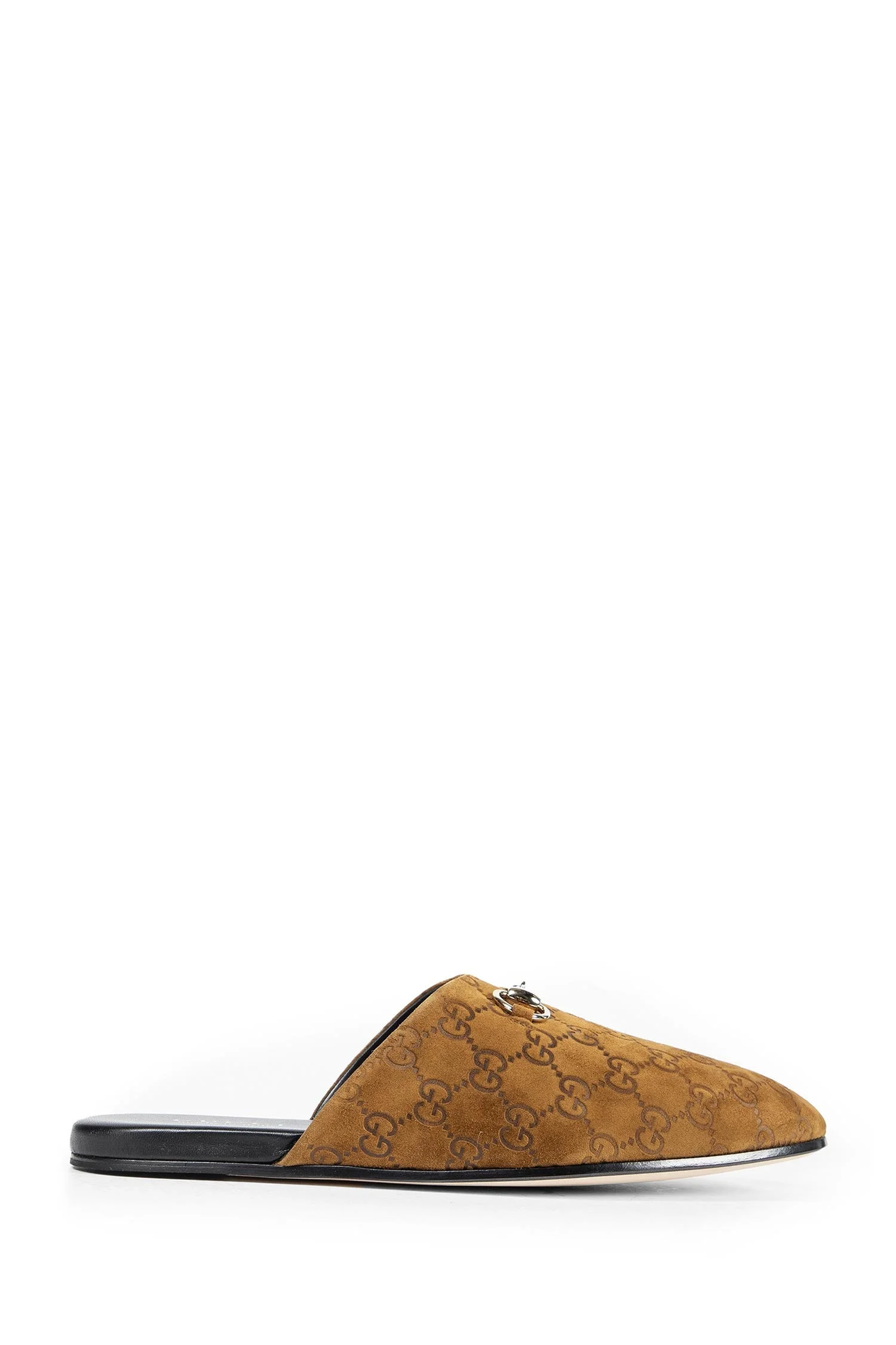 Gg Suede Slippers - 1