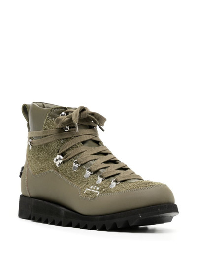A-COLD-WALL* Alpine leather hiking boots outlook