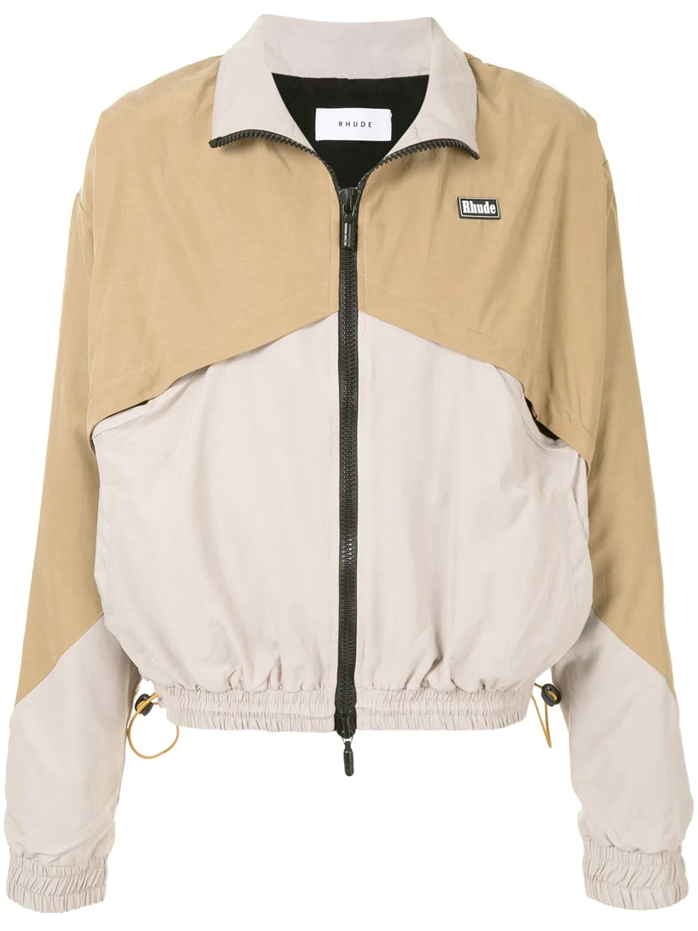 two-tone nylon lightweight jacket - 1