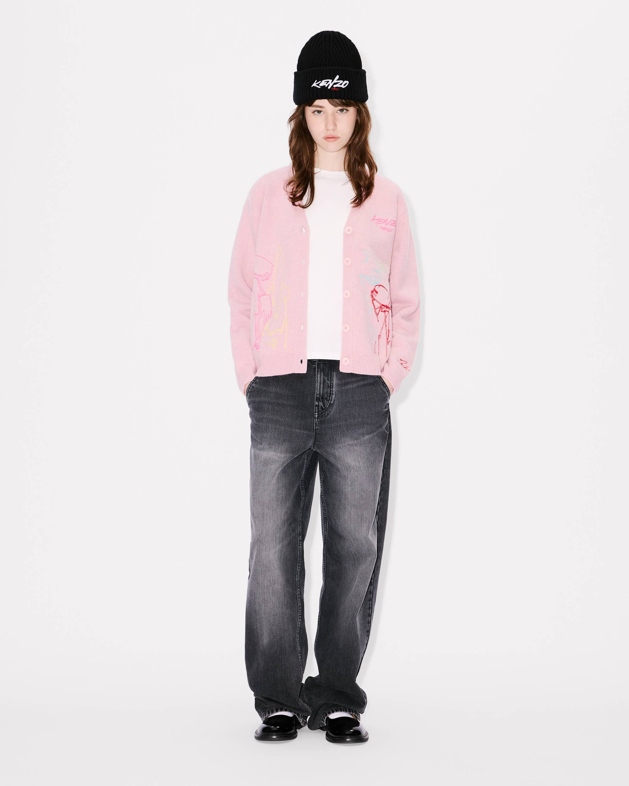 'Kenzo x Futura 2000' cardigan in wool - 5