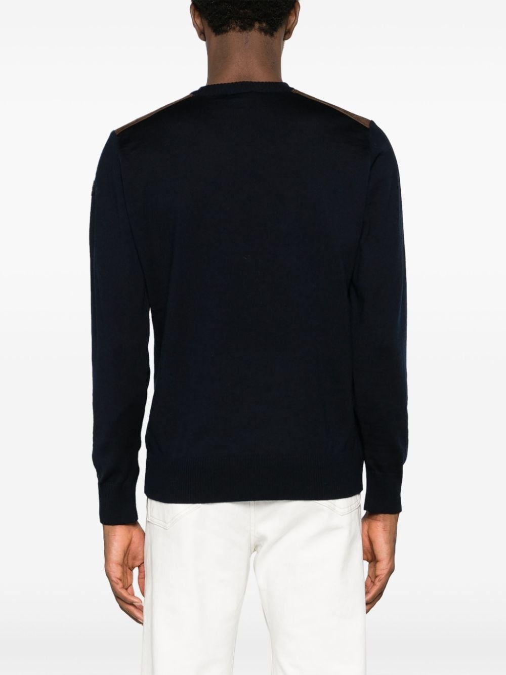 crew-neck virgin wool jumper - 4