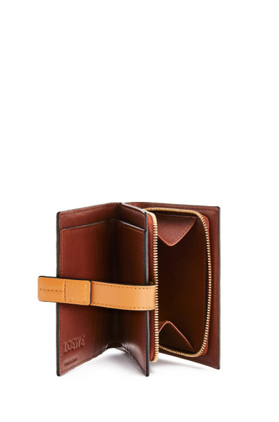 Loewe Compact zip wallet in soft grained calfskin outlook