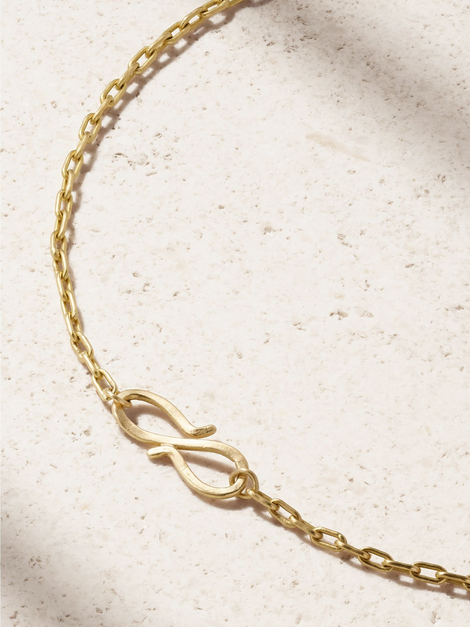 Falling Leaves 18-karat gold diamond necklace Gold - 3