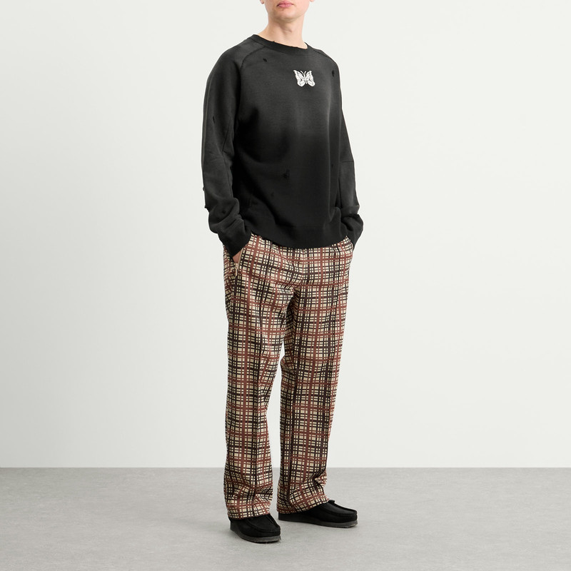 NEEDLES Needles Deconstructed Crew Neck Sweatshirt outlook