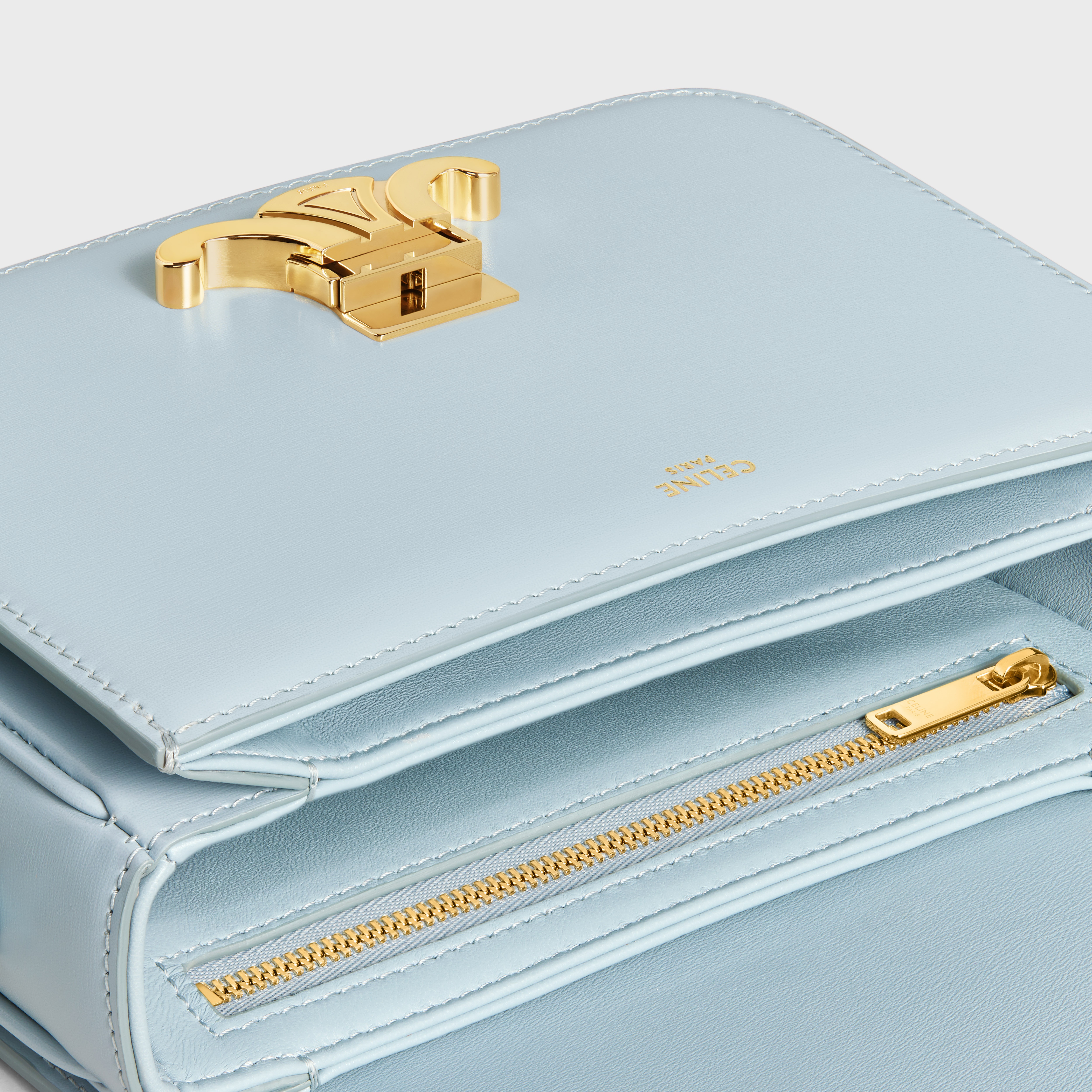 Teen Triomphe Bag in shiny calfskin - 4