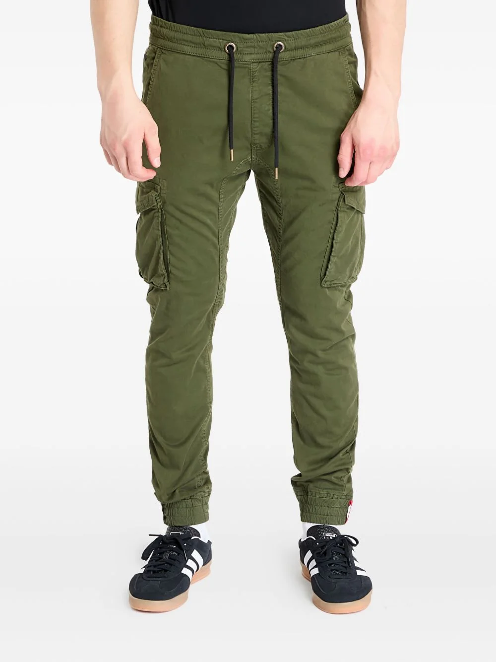 twill cargo pants - 1