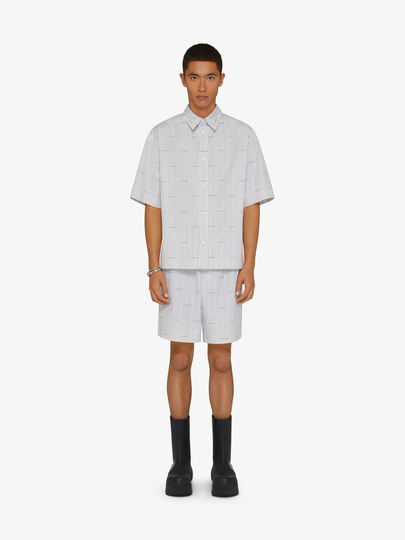 Givenchy GIVENCHY BOXY FIT SHIRT IN POPLIN WITH STRIPES outlook