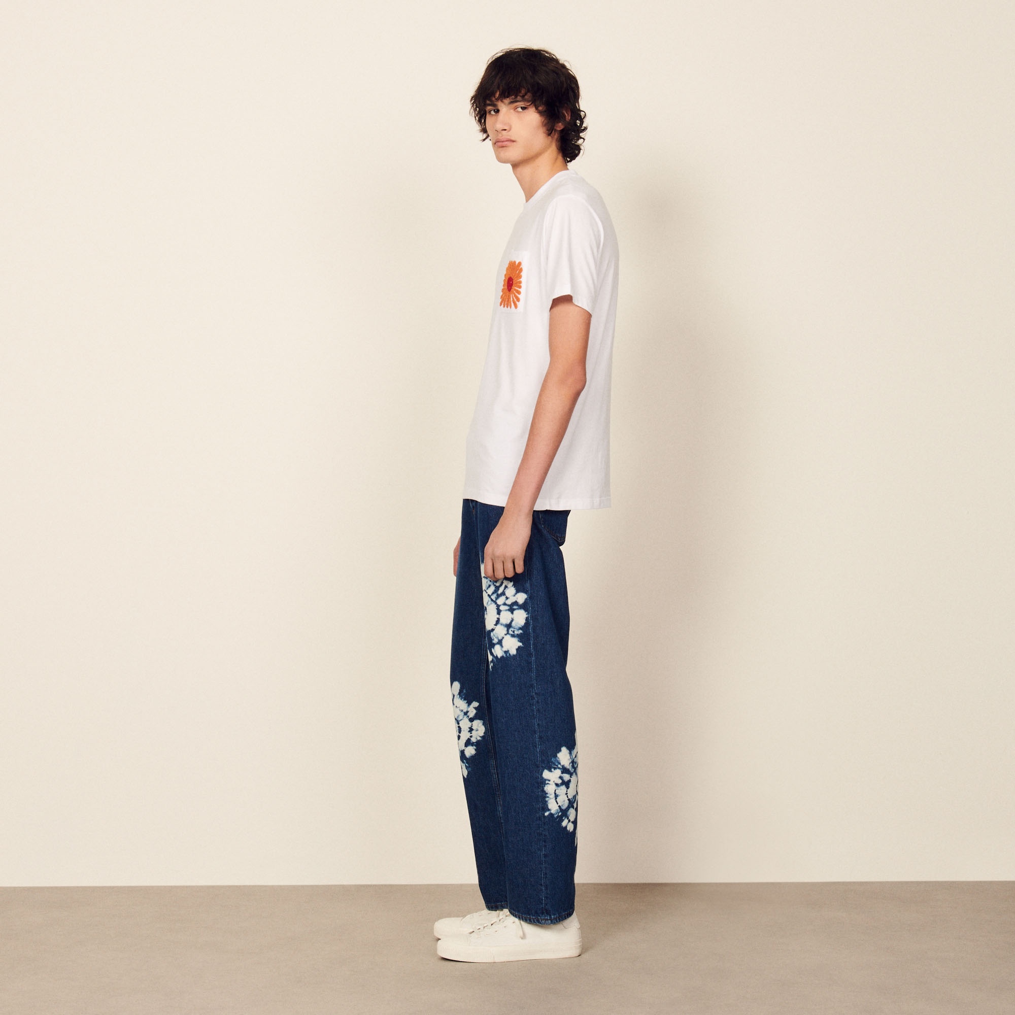 Organic cotton T-shirt with patch - 4