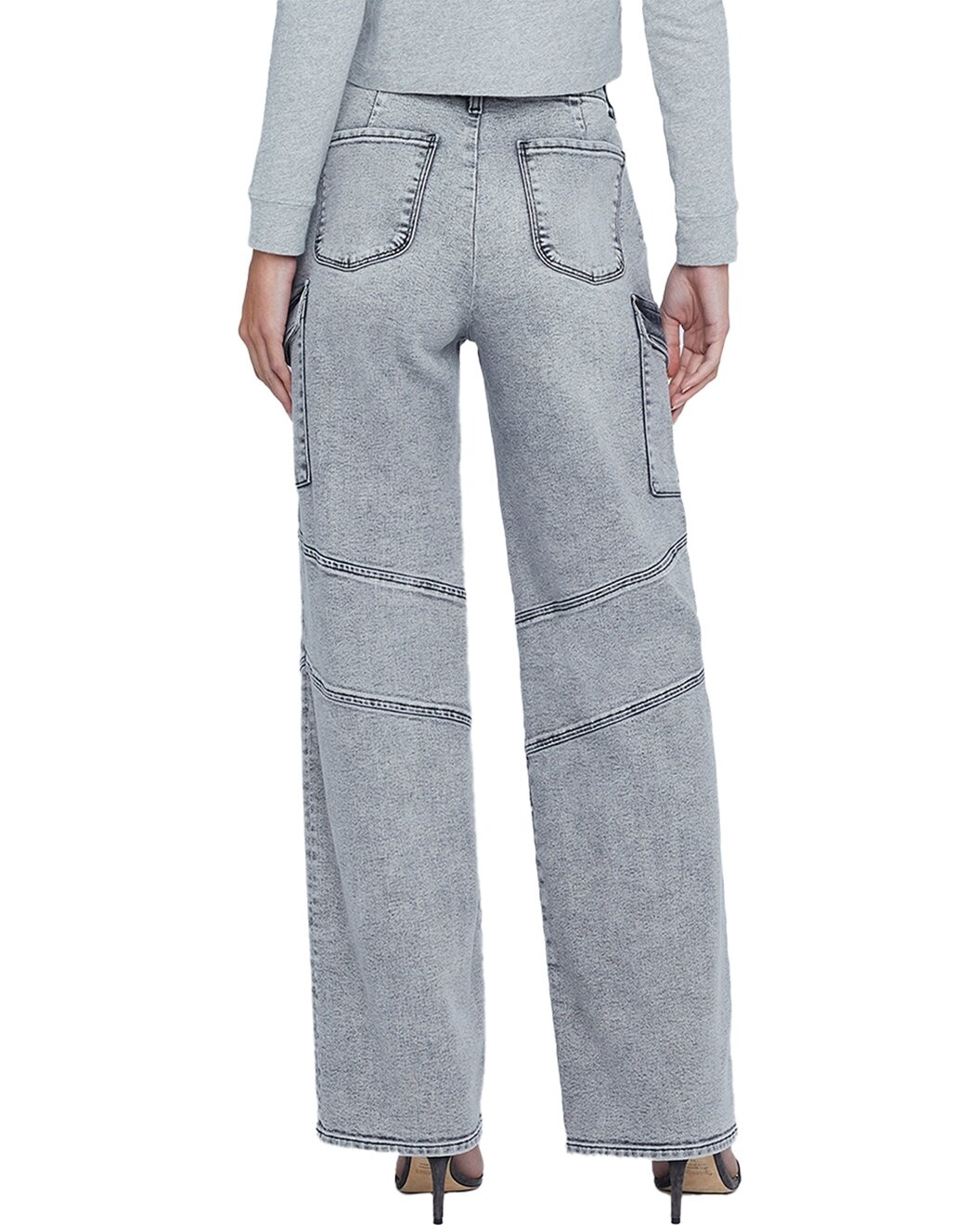 L'AGENCE Brooklyn High-Rise Utility Wide Leg Pant - 2