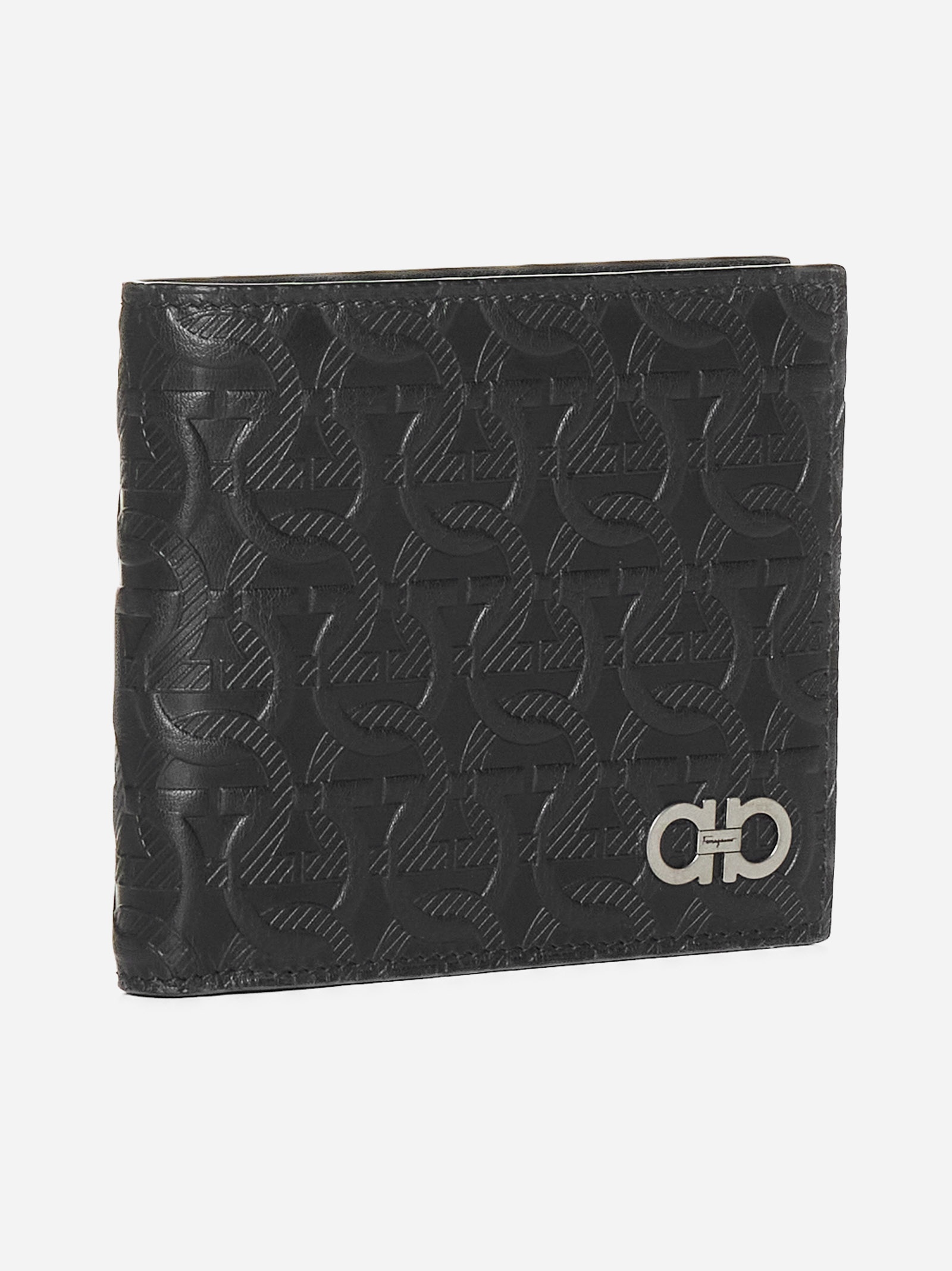 Gancini motif leather bifold wallet - 2