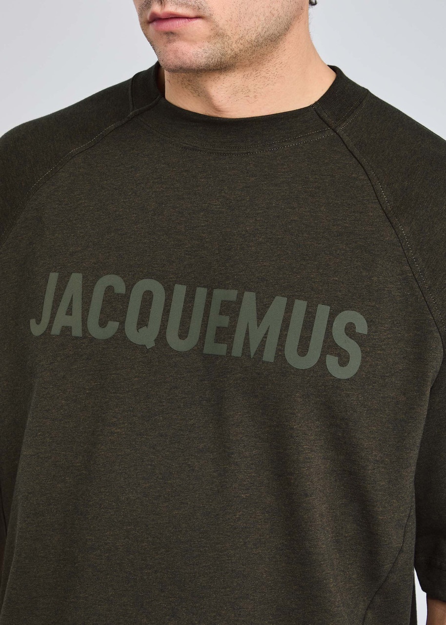 Jacquemus Le T-shirt Typo Cotton T-shirt - 5