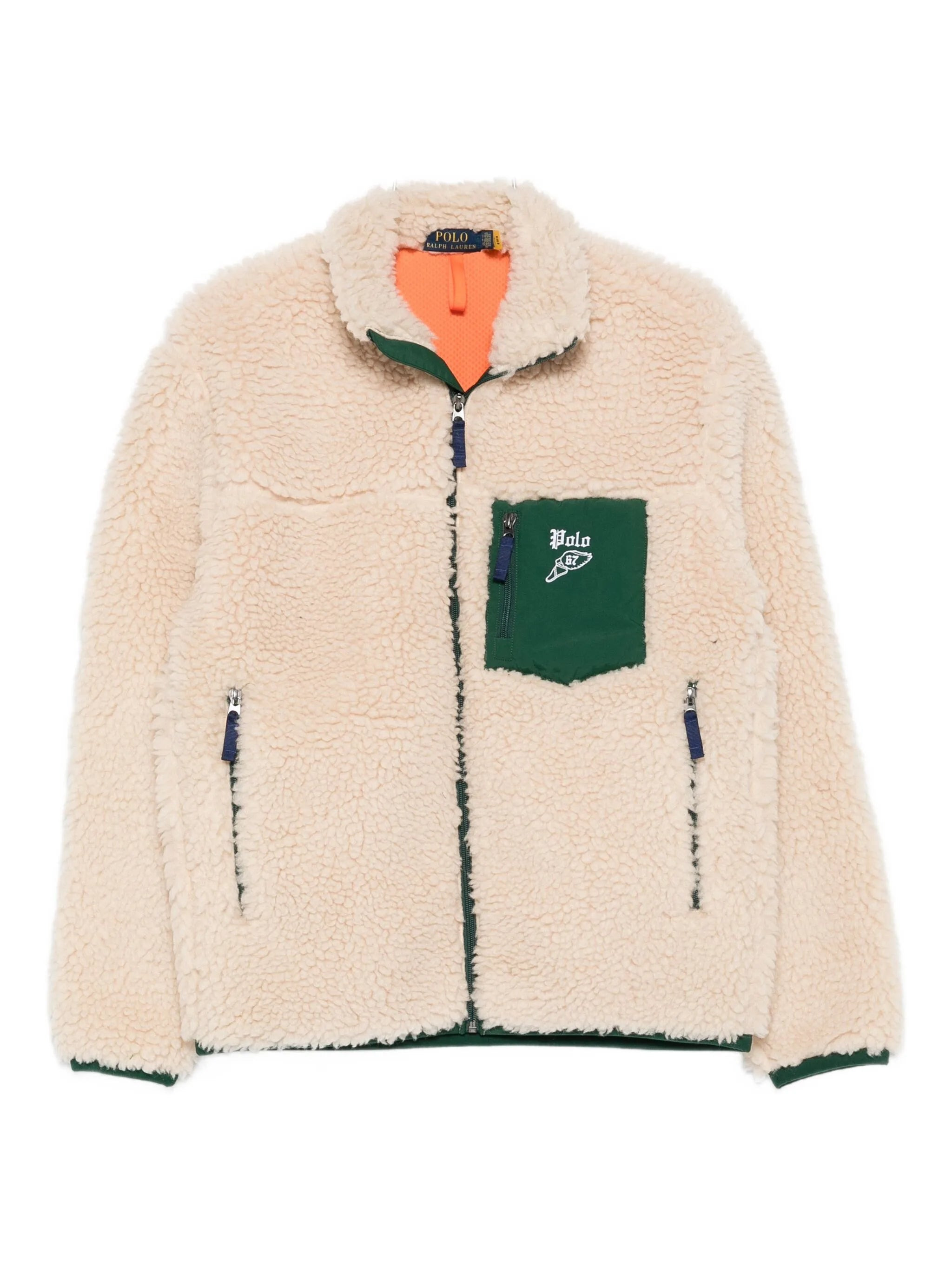 Ralph Lauren Fleece-pocket Zip-up Jacket - 1