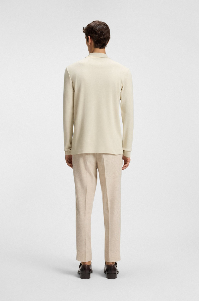 COVERED-PLACKET POLO SHIRT IN COTTON AND CASHMERE 5