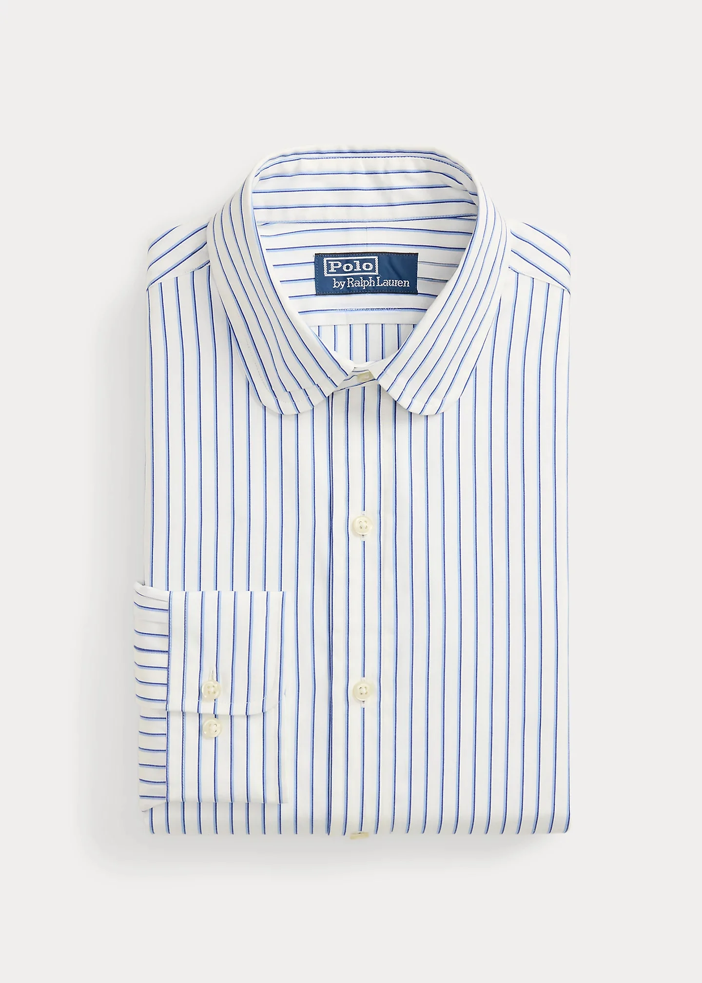 Custom Fit Striped Poplin Shirt - 1