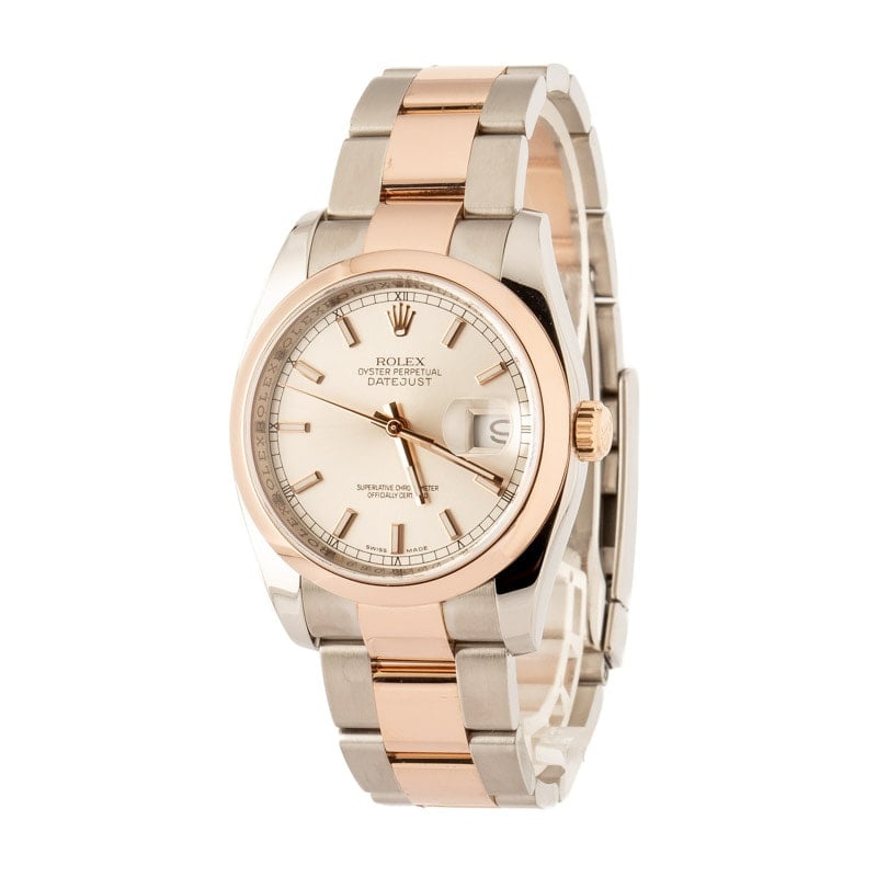 Rolex Datejust Ref 116201 Silver Dial - 2