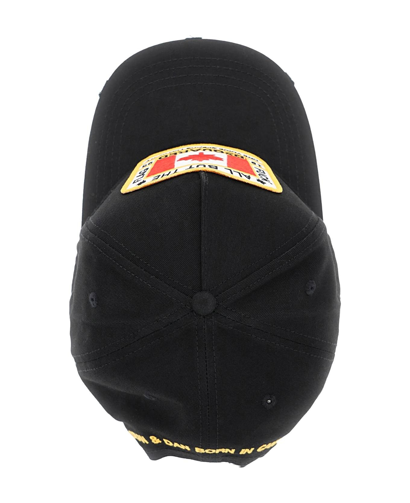 Baseball Cap With Logo Patch - 2
