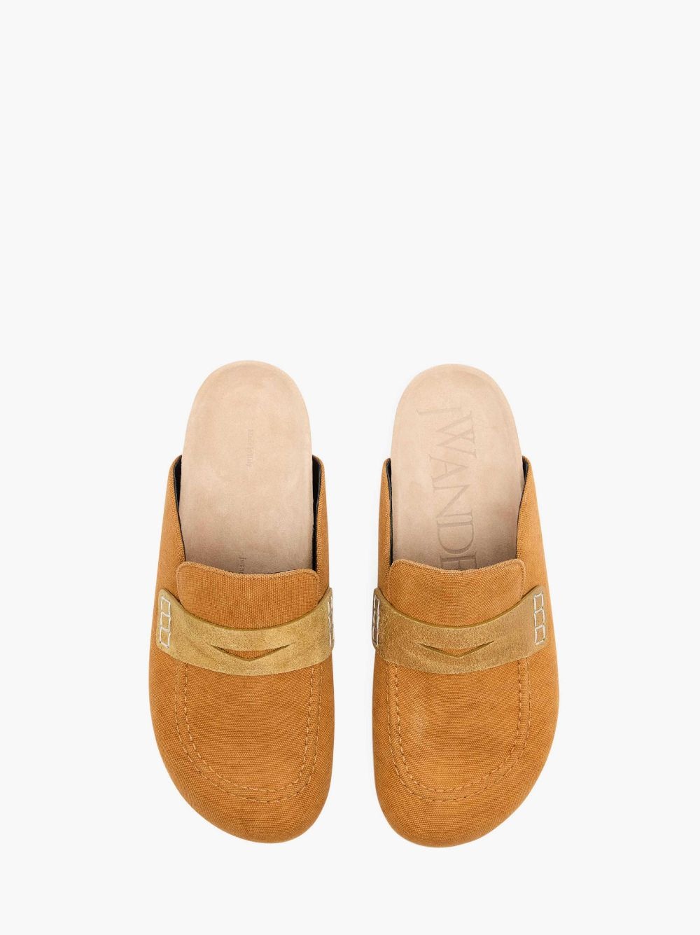 CANVAS LOAFER MULES - 4