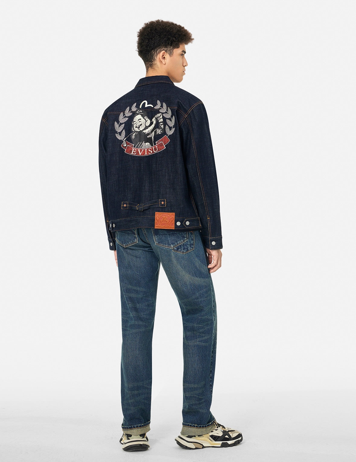 Godhead Golfing Print Regular Fit Denim Jacket - 3